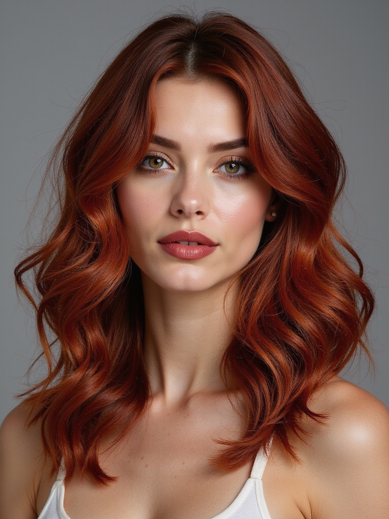 auburn hair embodies autumn vibrance