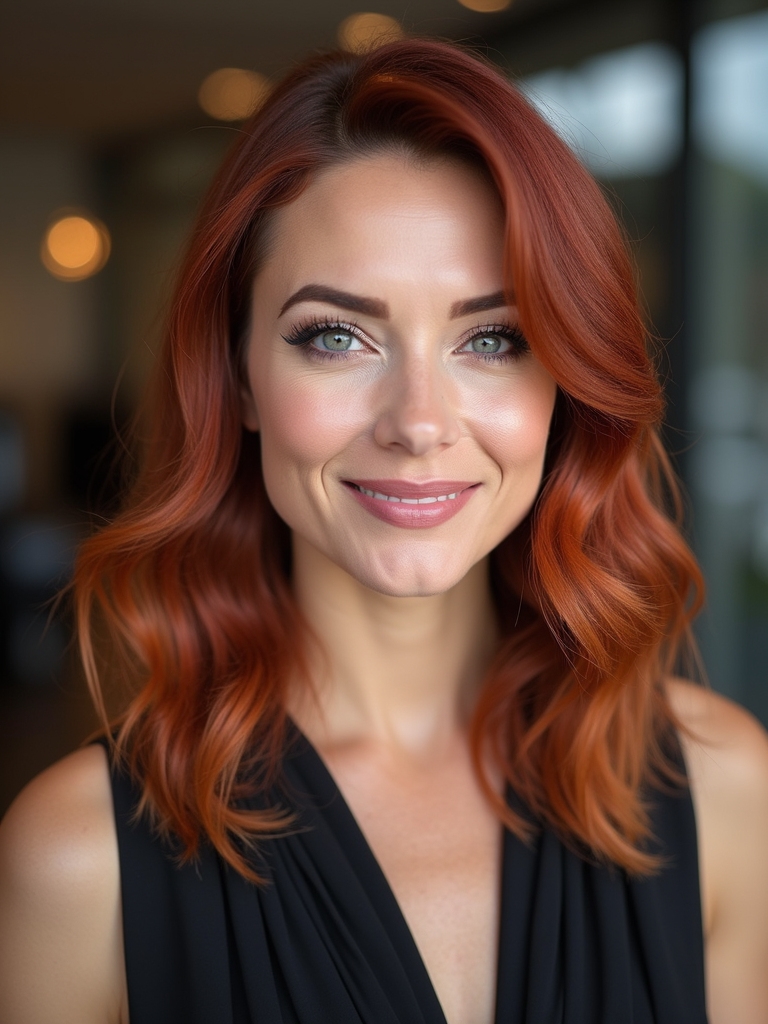 auburn hairstyles for professionals