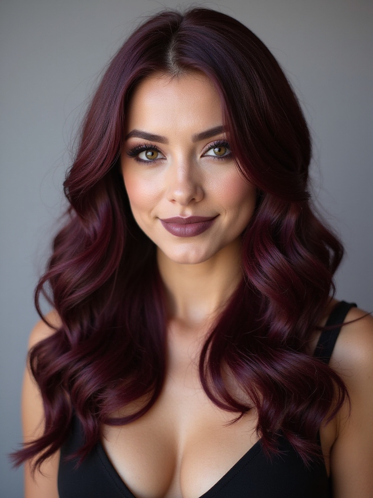 balancing makeup with red hair