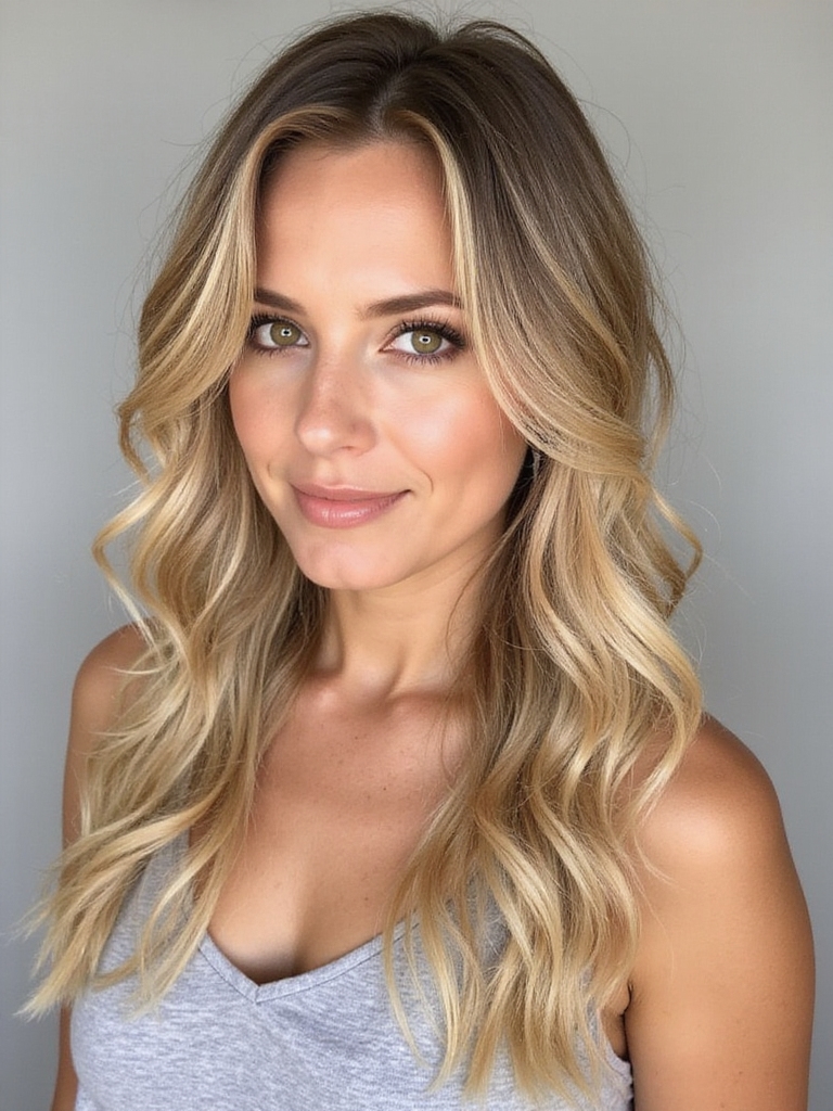 beachy waves and highlights