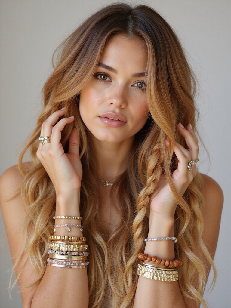 bohemian twists with accessories