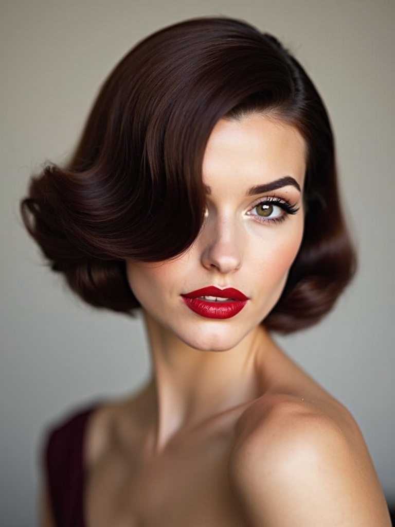 bold asymmetrical bob hairstyle