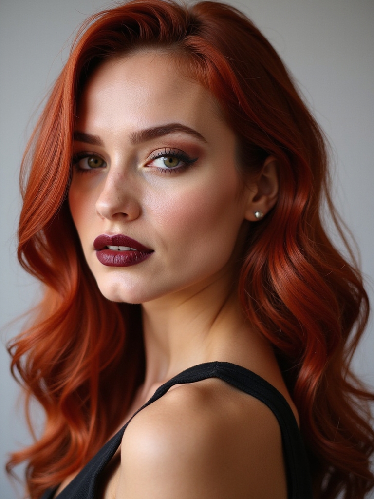 bold cherry red statement