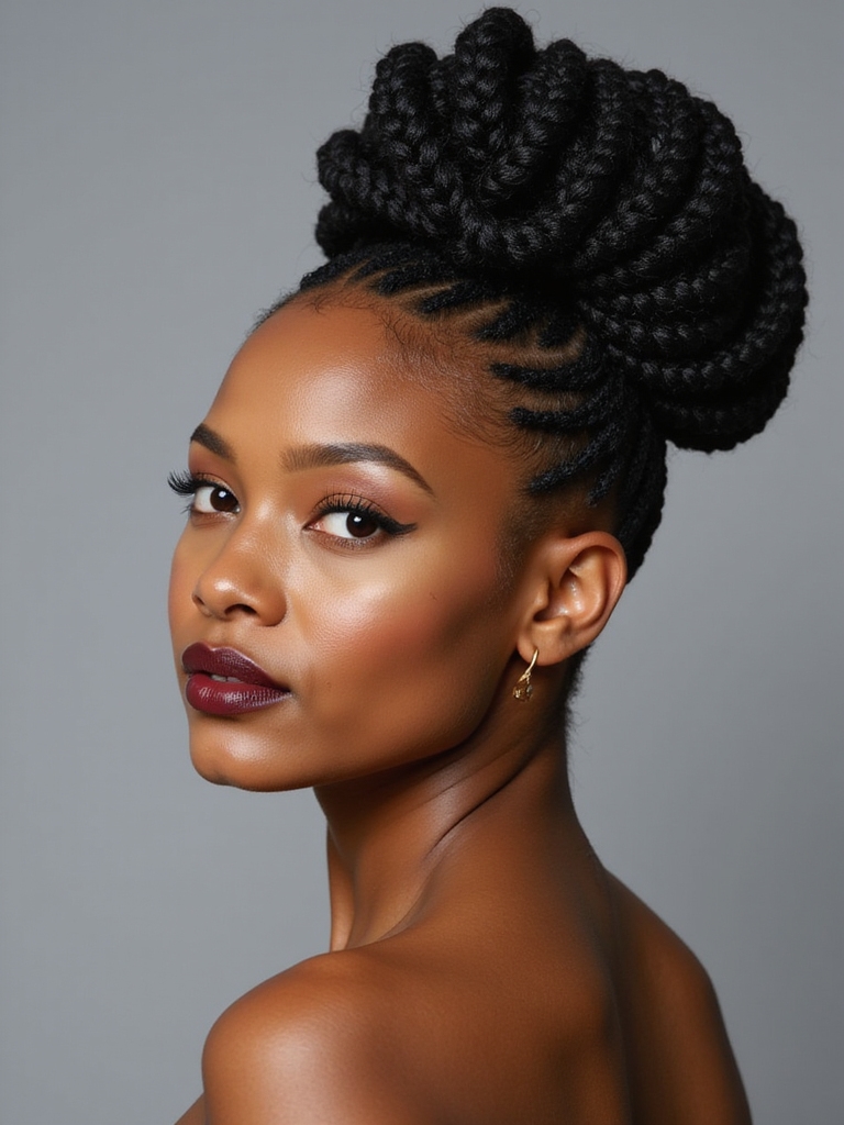 bold edgy low maintenance hairstyle