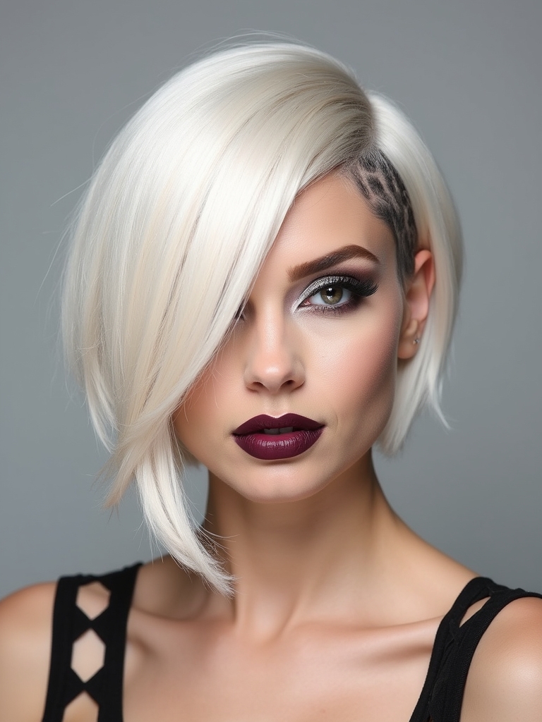 bold edgy undercut hairstyle