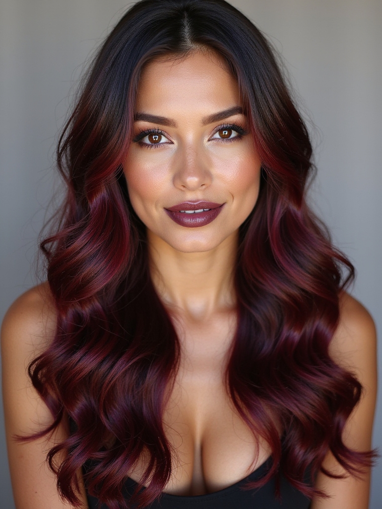 bold hair color transformation