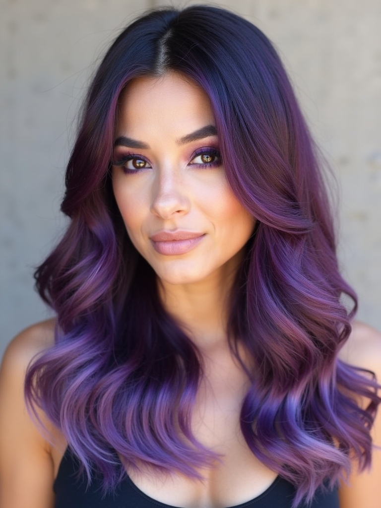 bold purple hair techniques