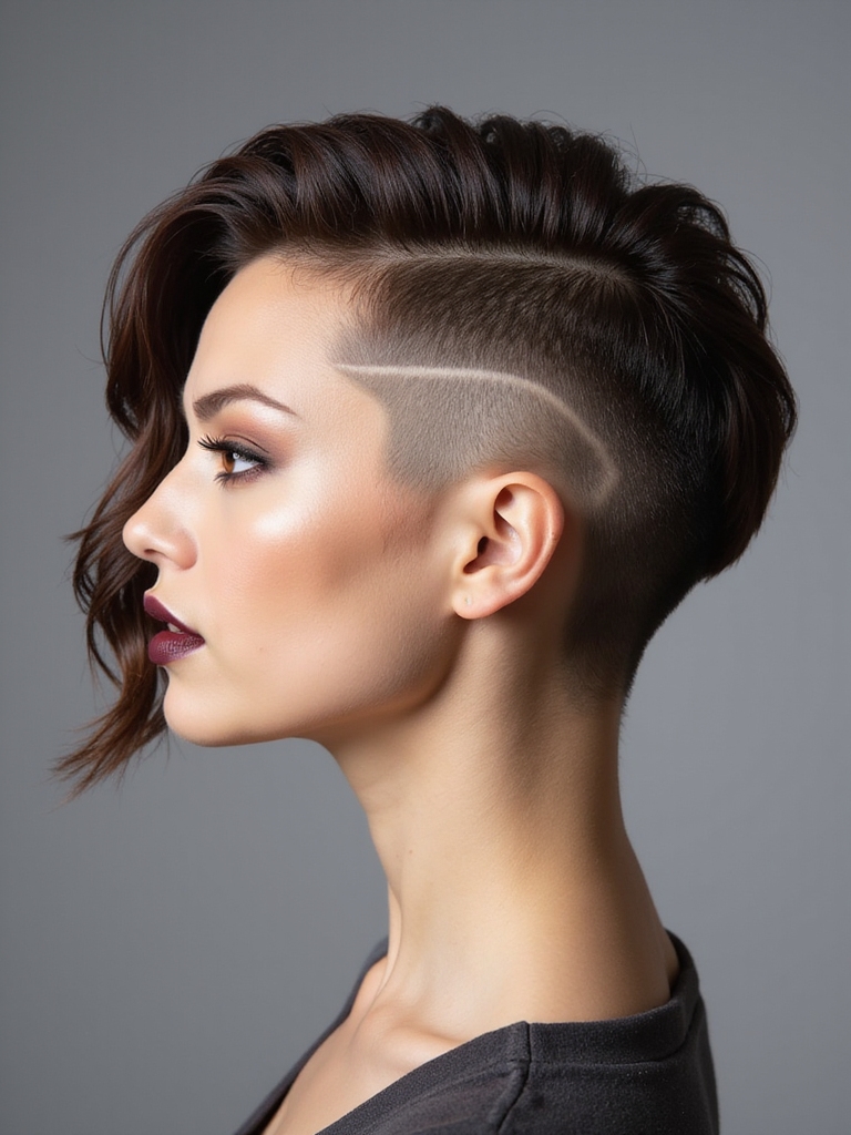 bold textured low maintenance style