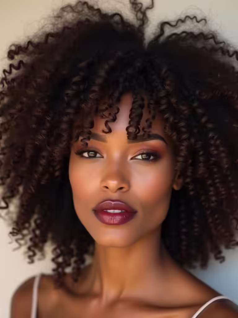 bouncy defined spiral curls