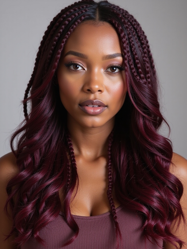 burgundy confidence for autumn