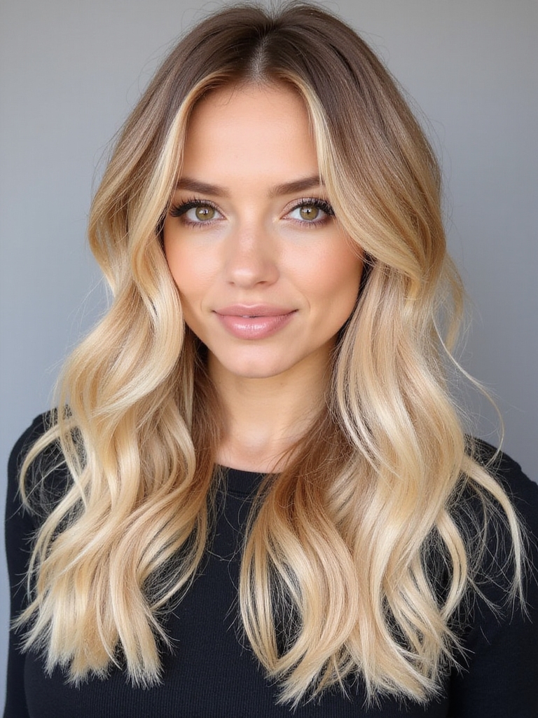 caramel hair color elegance
