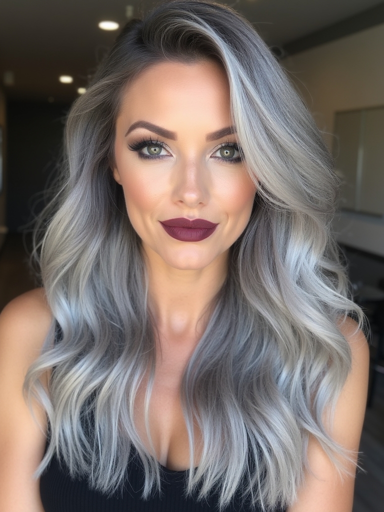 causes of yellow grey hair
