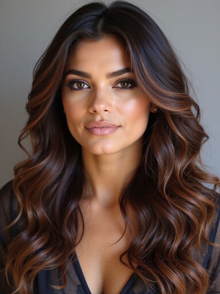 celebrity brunette hair inspiration