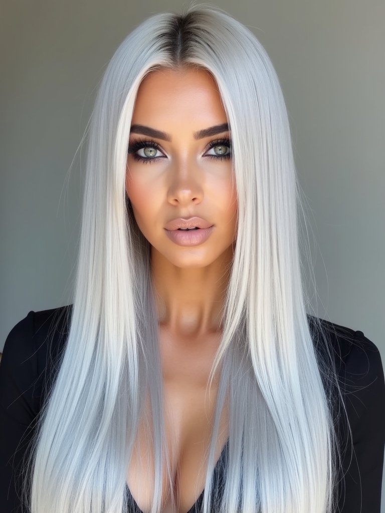celebrity silver hair influence