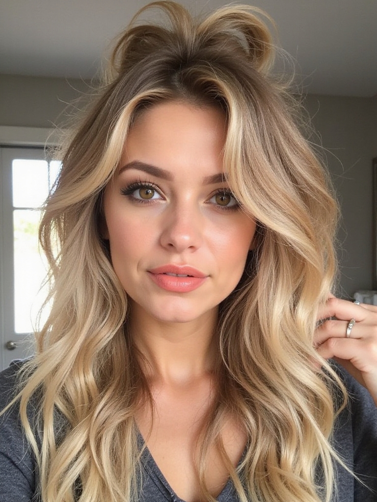 chaotic fun carefree hairstyle