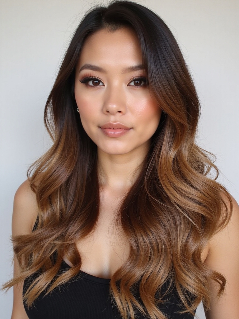 charming warm hair color