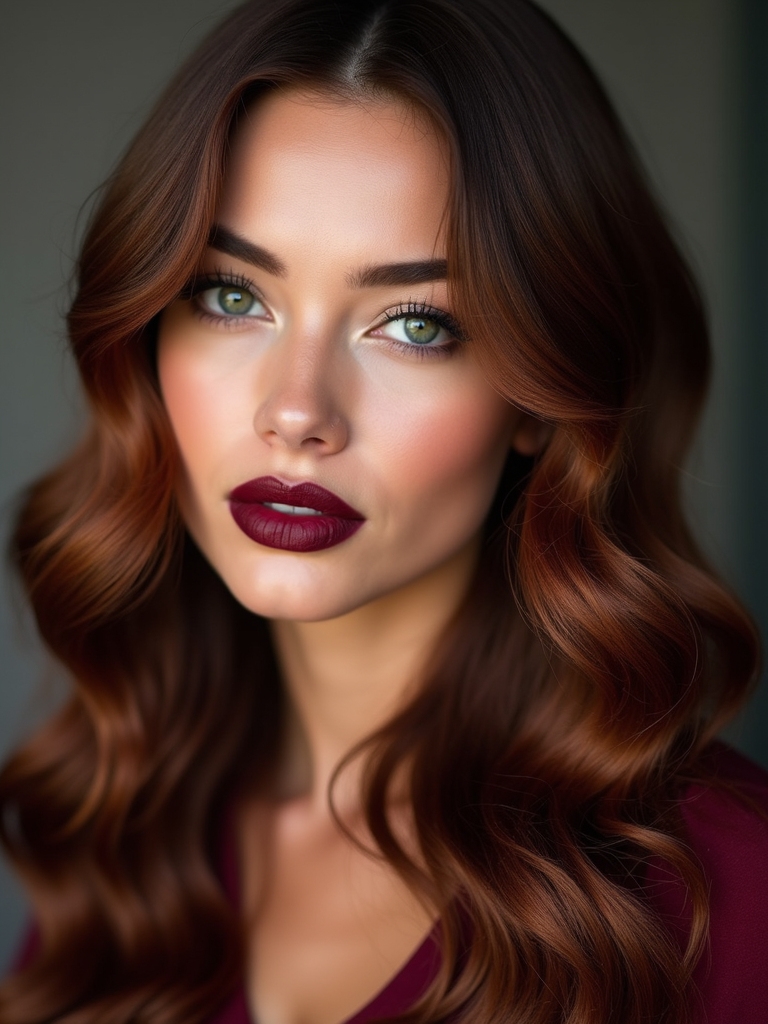 cherry brown hairstyle inspiration