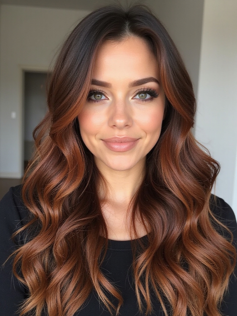 chestnut brown hair allure