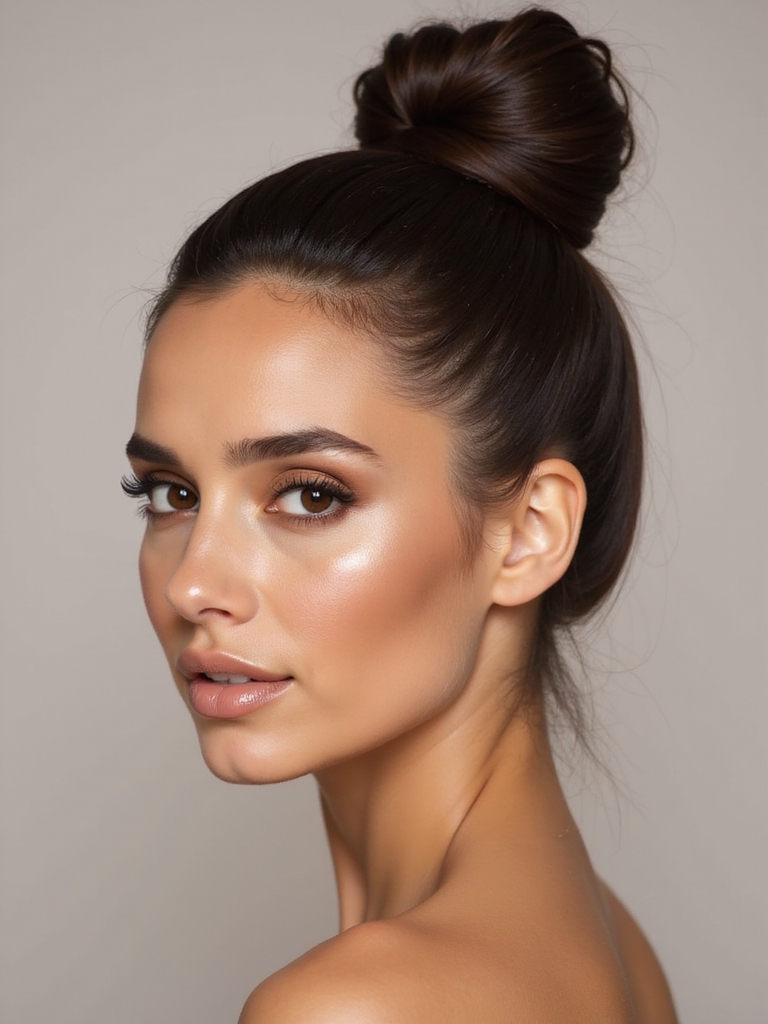 chic and secure top knot