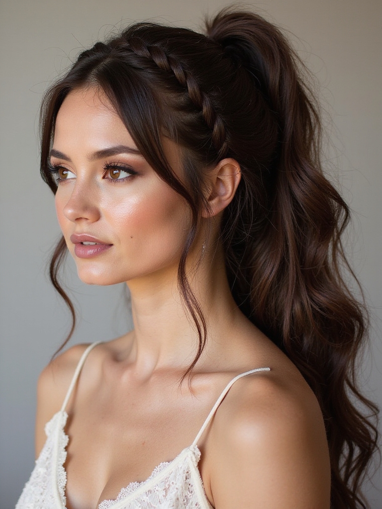 chic quick stylish ponytail