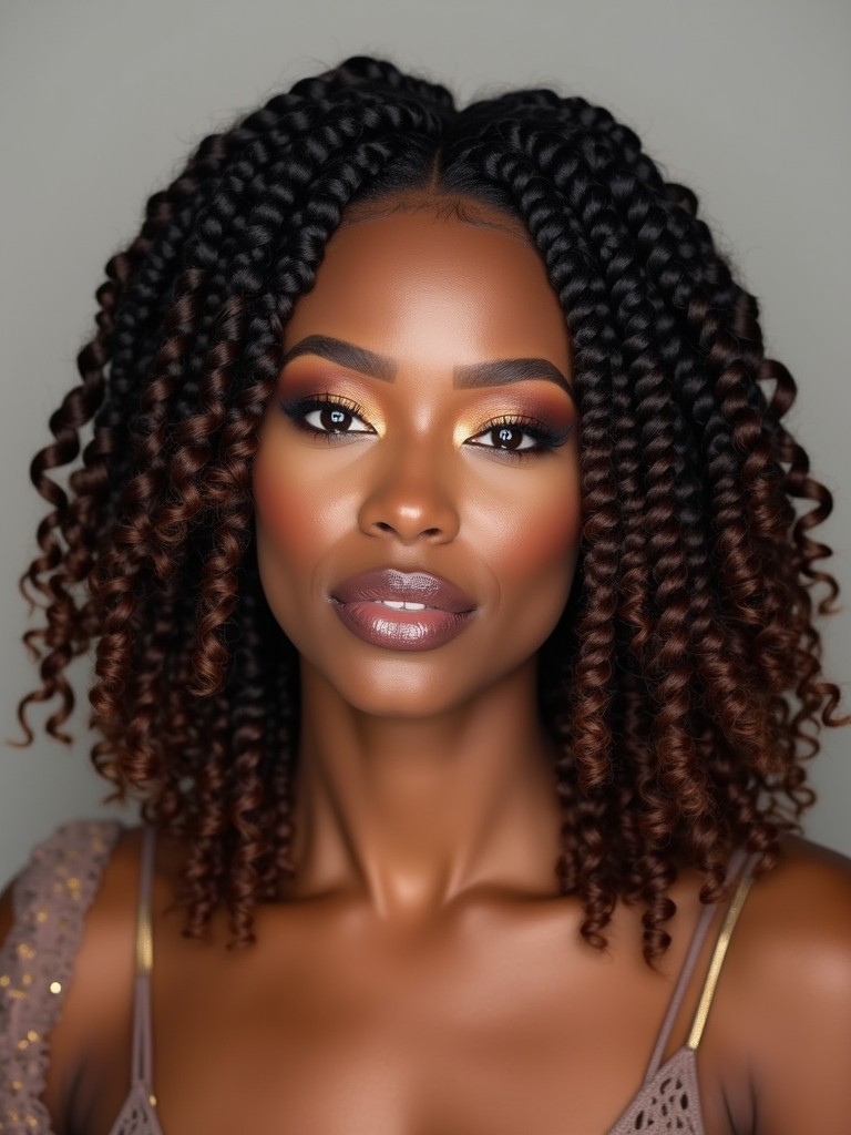 chic short twists style