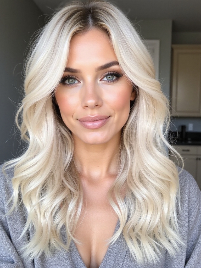 cool blonde hair tips