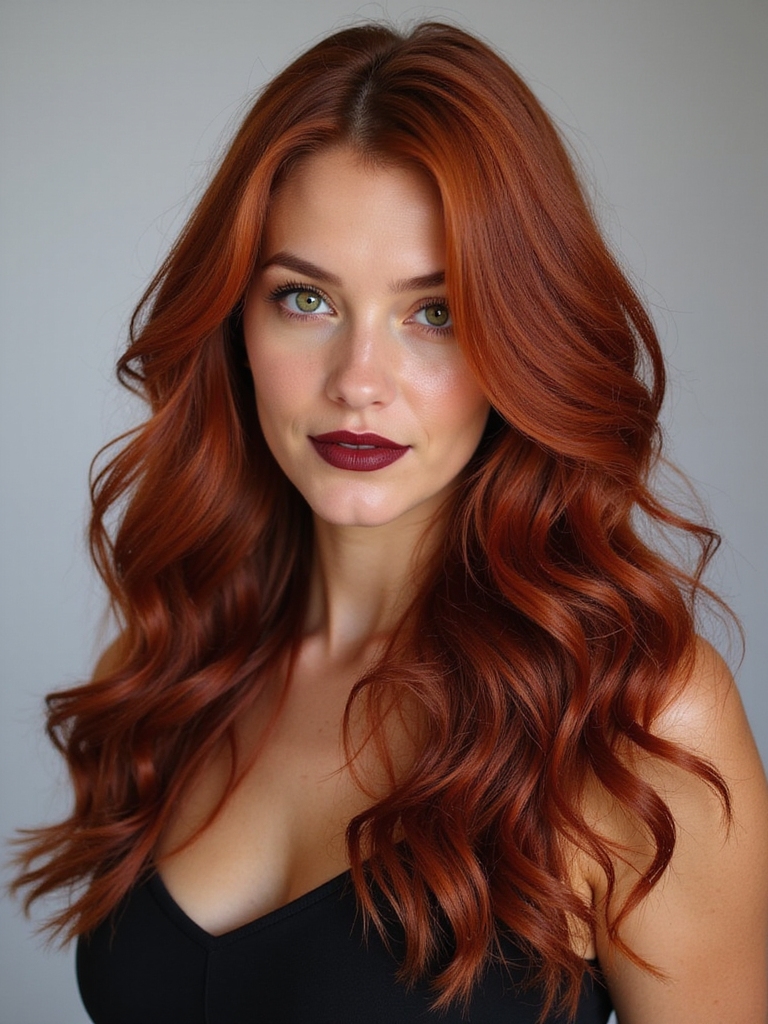 creative red ombre styles