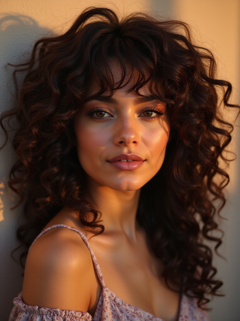 curly curtain bangs benefits