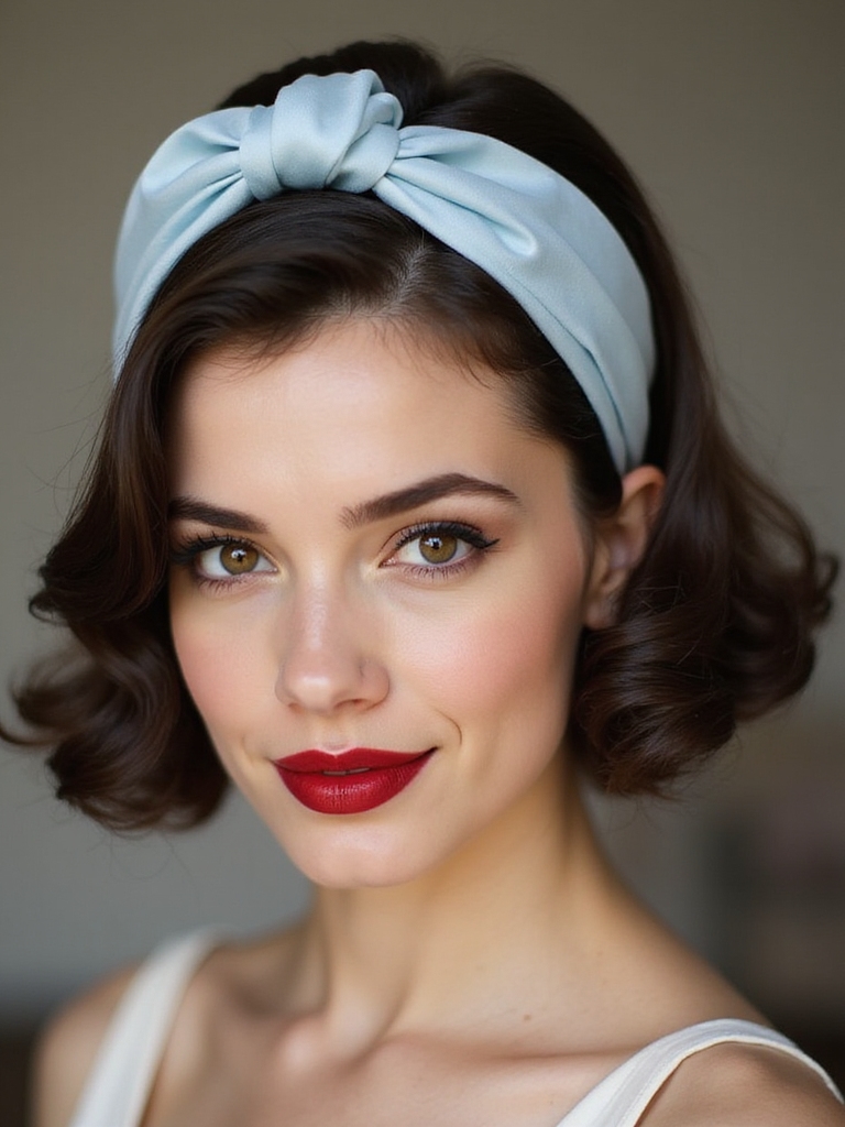demure headband hairstyle revival