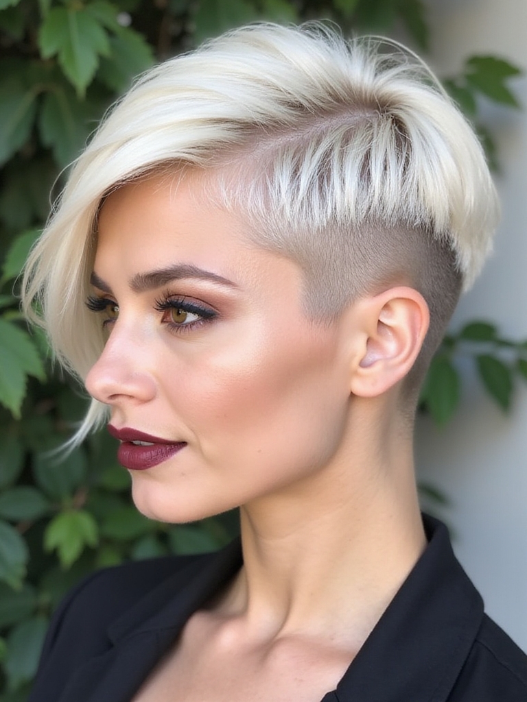 edgy modern versatile hairstyle