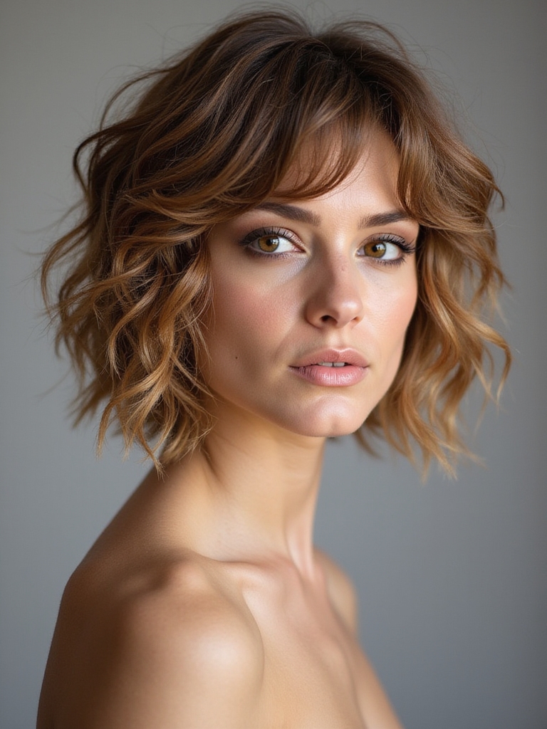 edgy textured layered haircut