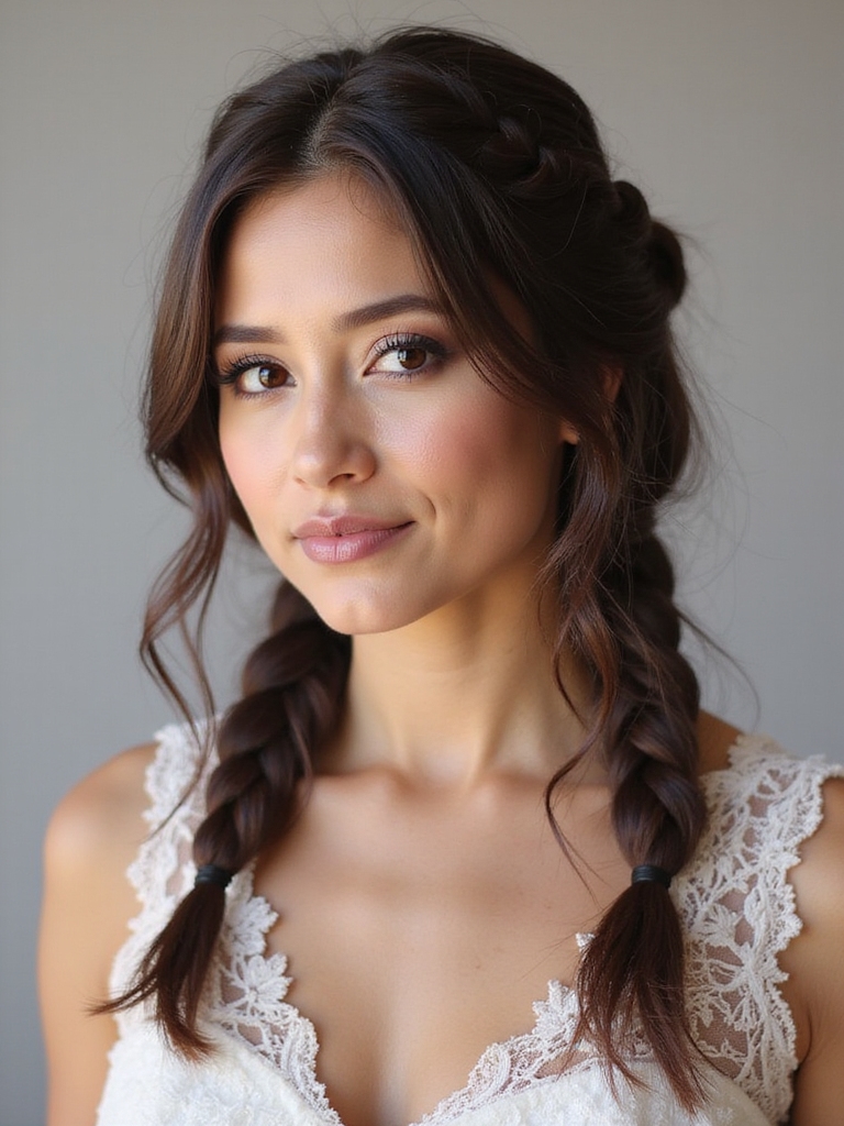 effortless boho chic braids