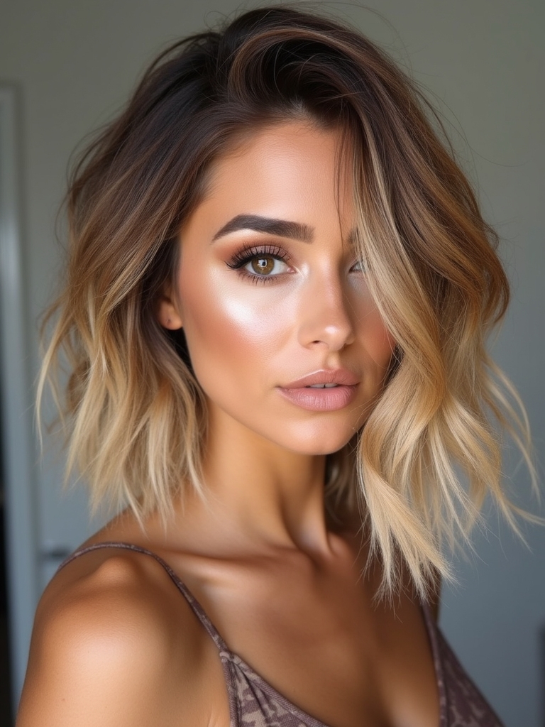 effortless chic textured bob