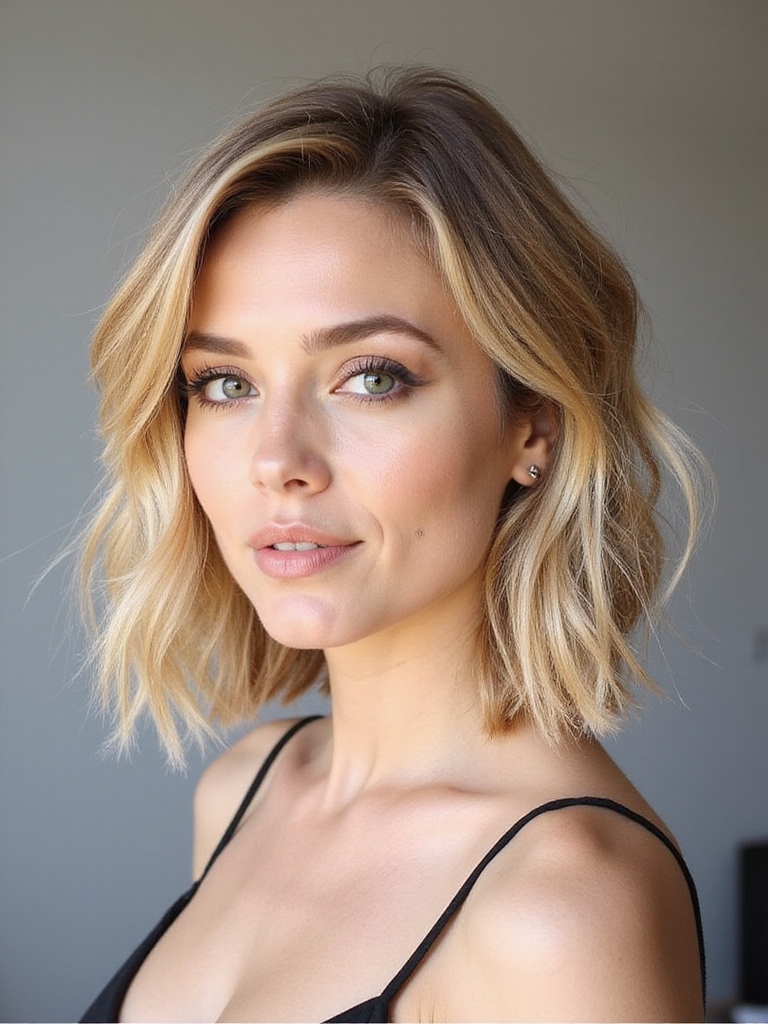 effortless chic tousled hair