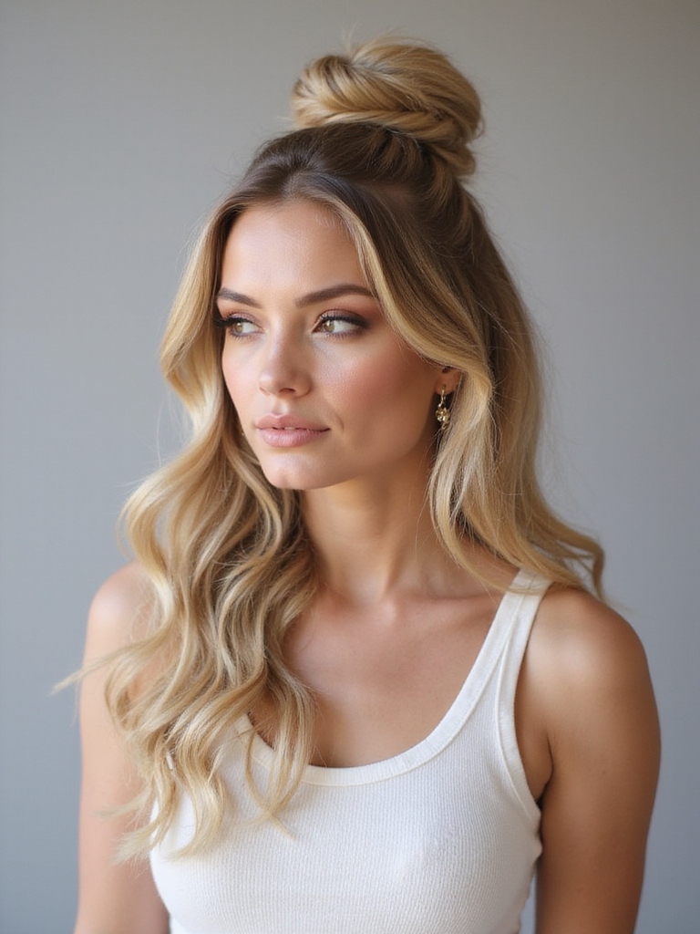 effortless day to night hairstyle