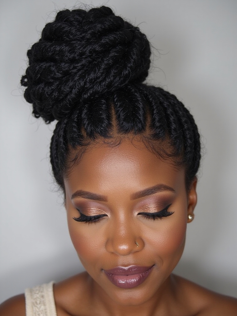 effortless twist bun styles