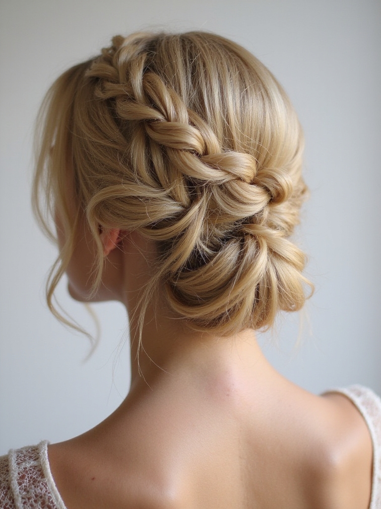 effortlessly chic braided hairstyle
