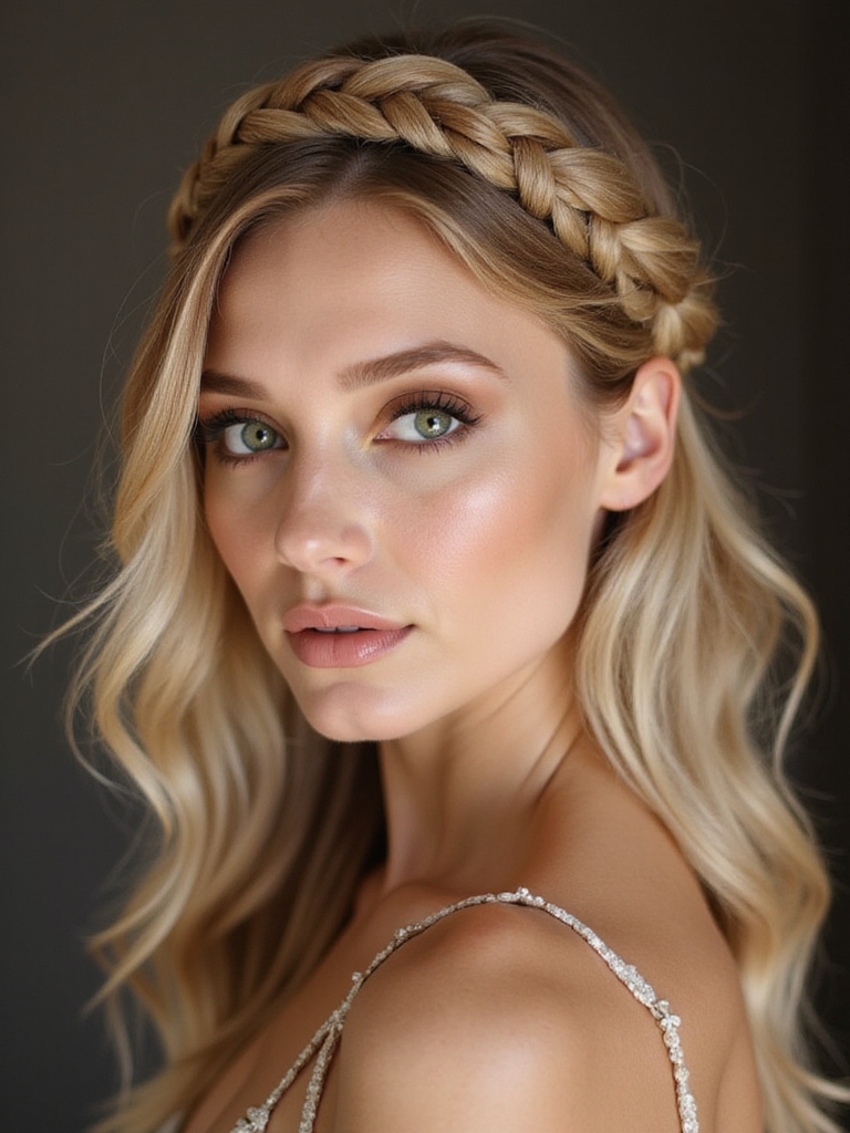 effortlessly chic braided hairstyle
