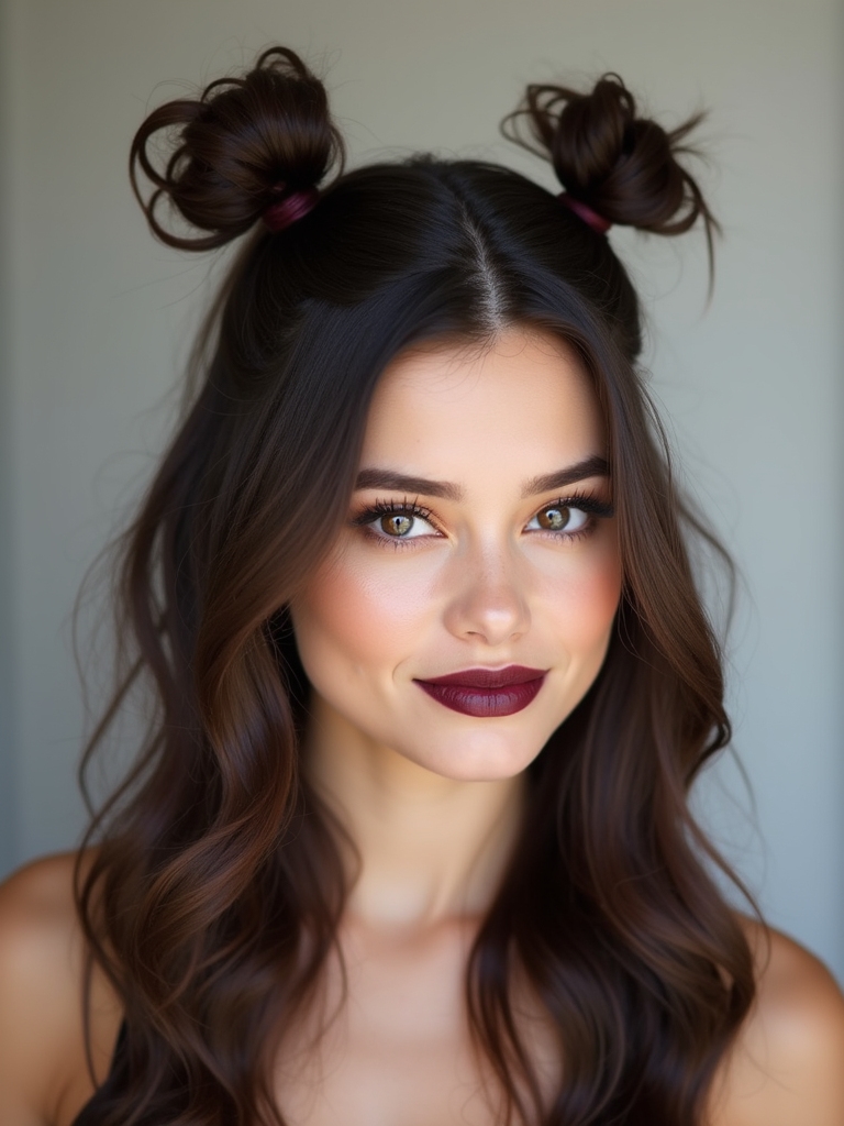 effortlessly chic mini pigtails