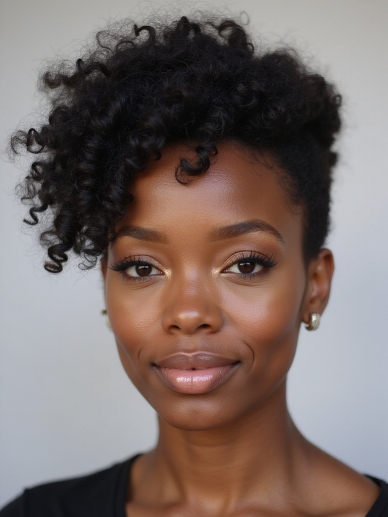 effortlessly stylish curly crop