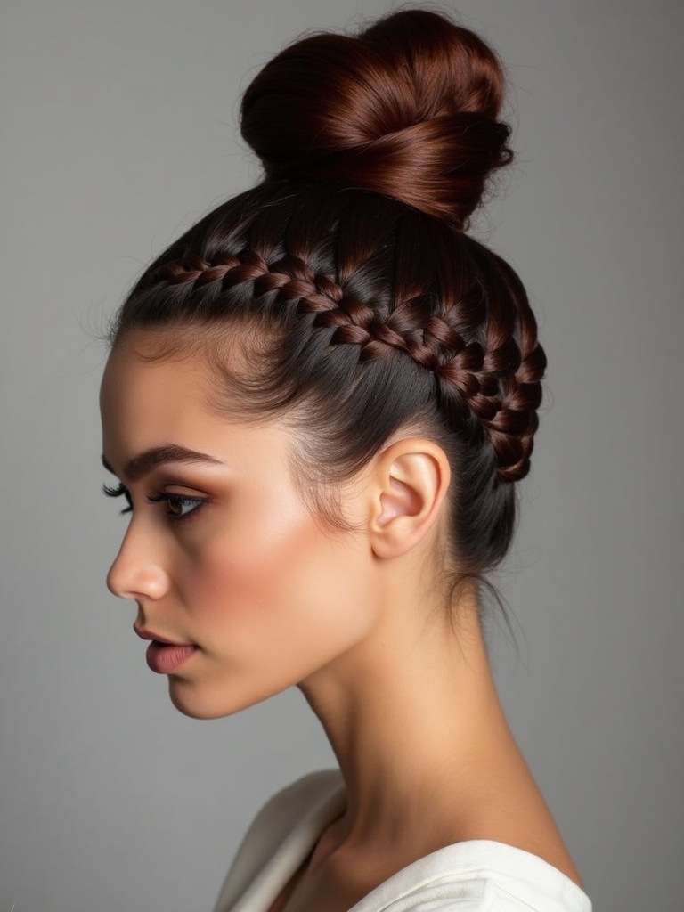 elegant and practical hairstyle