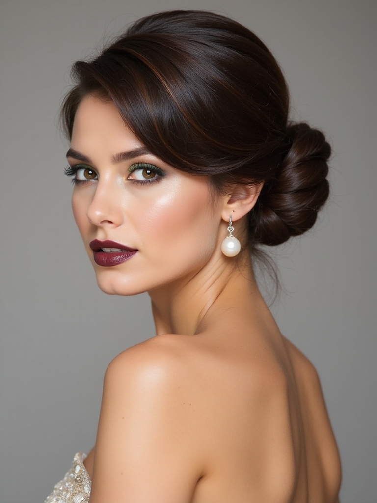 elegant classic french twist
