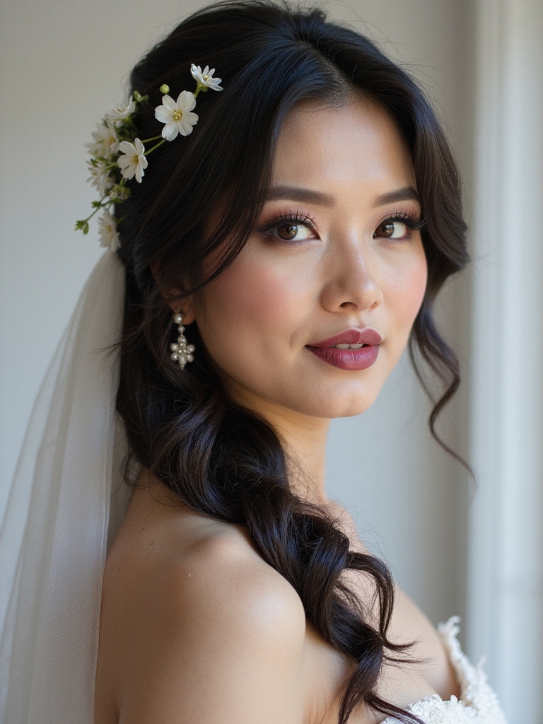 elegant floral accessory balance