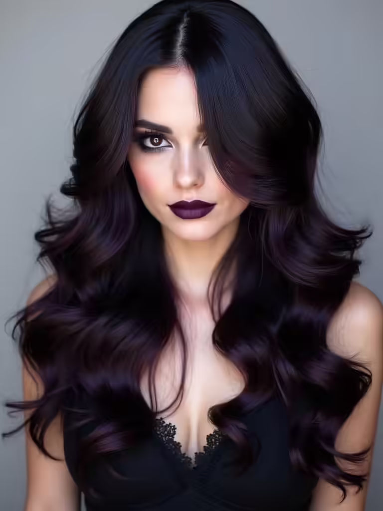elegant flowing romantic waves
