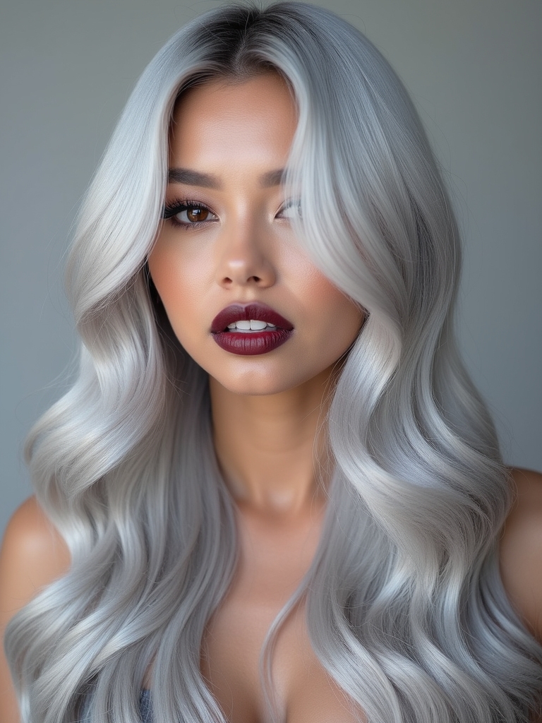 elegant grey hair care