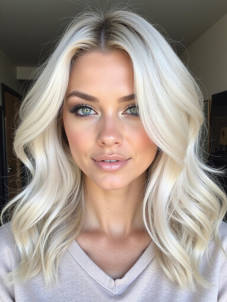 enhance blonde with accessories