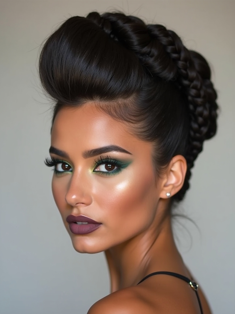 faux hawk updo tutorial