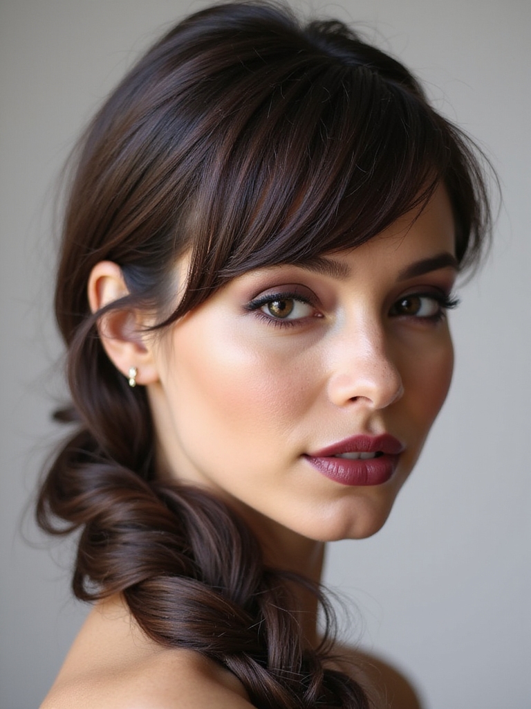 french twist for short hair