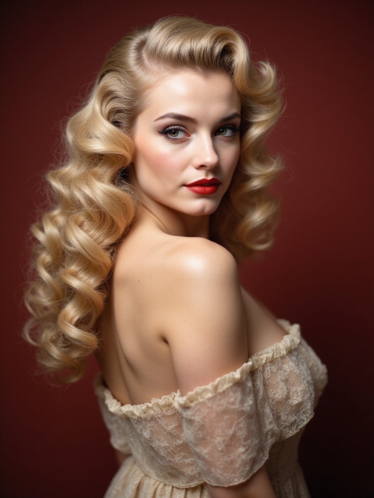 glamorous 1950s hollywood hairstyles