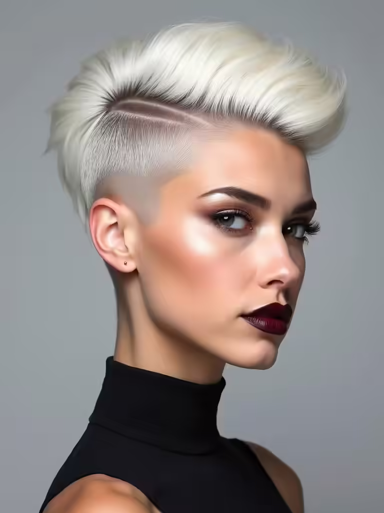 hybrid edgy hairstyle trends